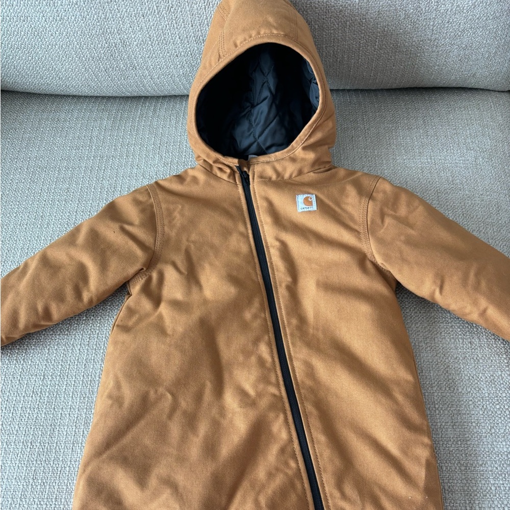 Carhartt hooded canvas coveralls 12mon